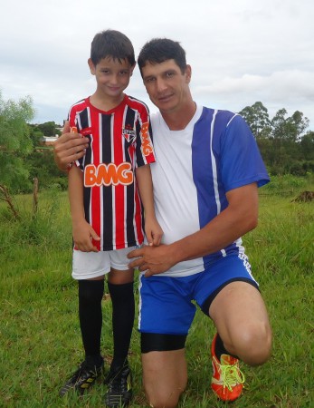 Diogo Com Seu Pai Amarildo Walker - 02/2014